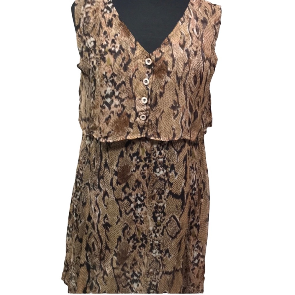 Sam Hilu Animal Print Dress